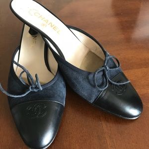 Authentic Chanel mules